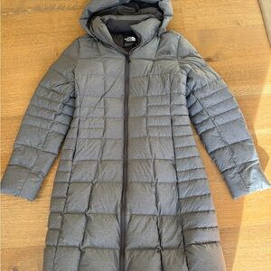 The North Face Women's Long Gray Puffer Jacket